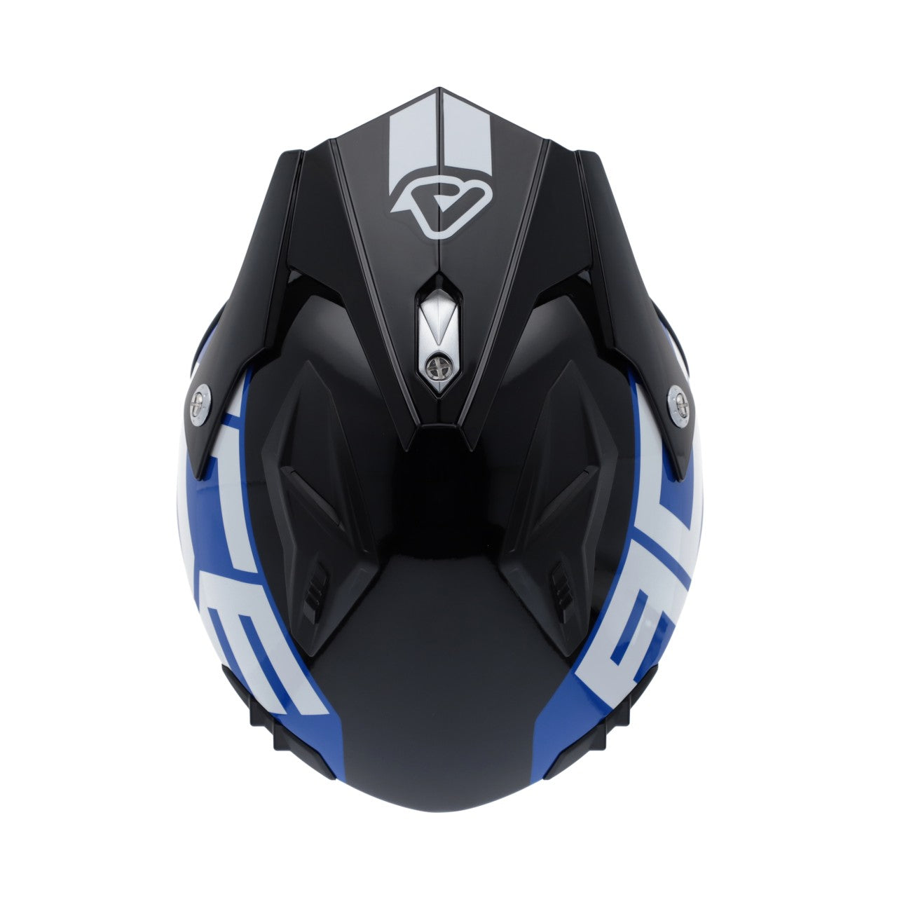 Acerbis Jet Aria Graphic Trials Helmet White/Blue/Red