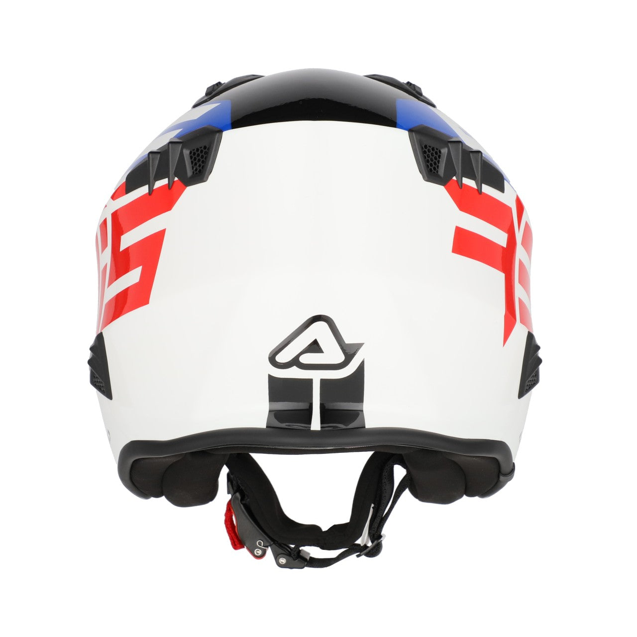Acerbis Jet Aria Graphic Trials Helmet White/Blue/Red