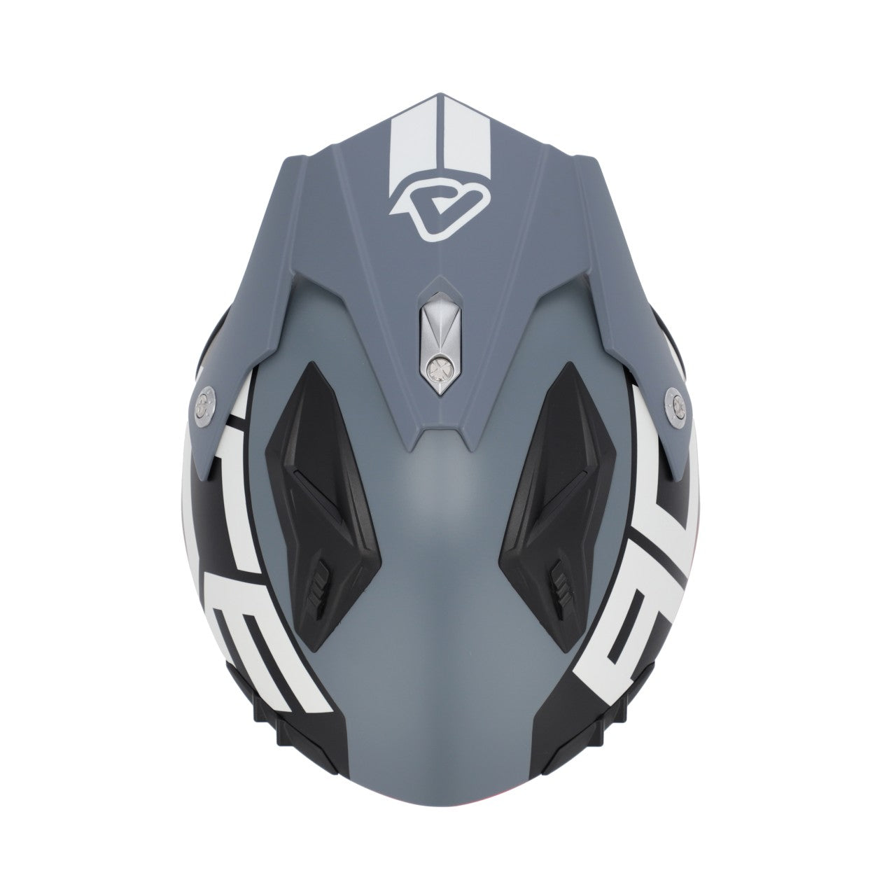 Acerbis Jet Aria Graphic Trials Helmet Grey/Red