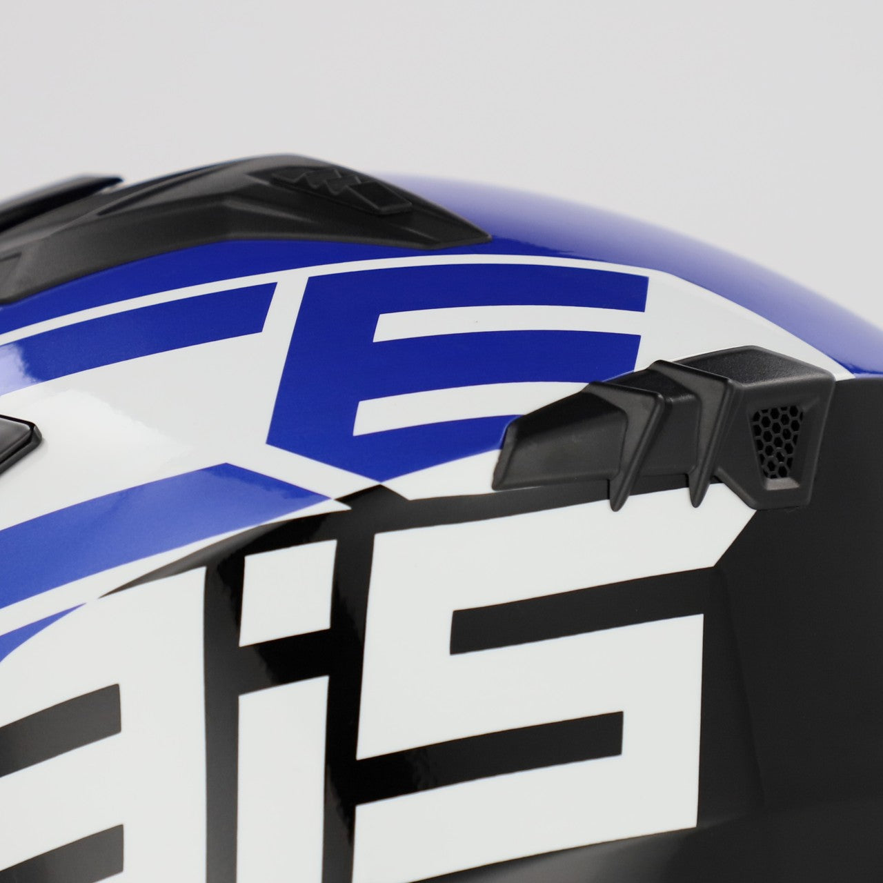 Acerbis Jet Aria Graphic Trials Helmet Black/Blue
