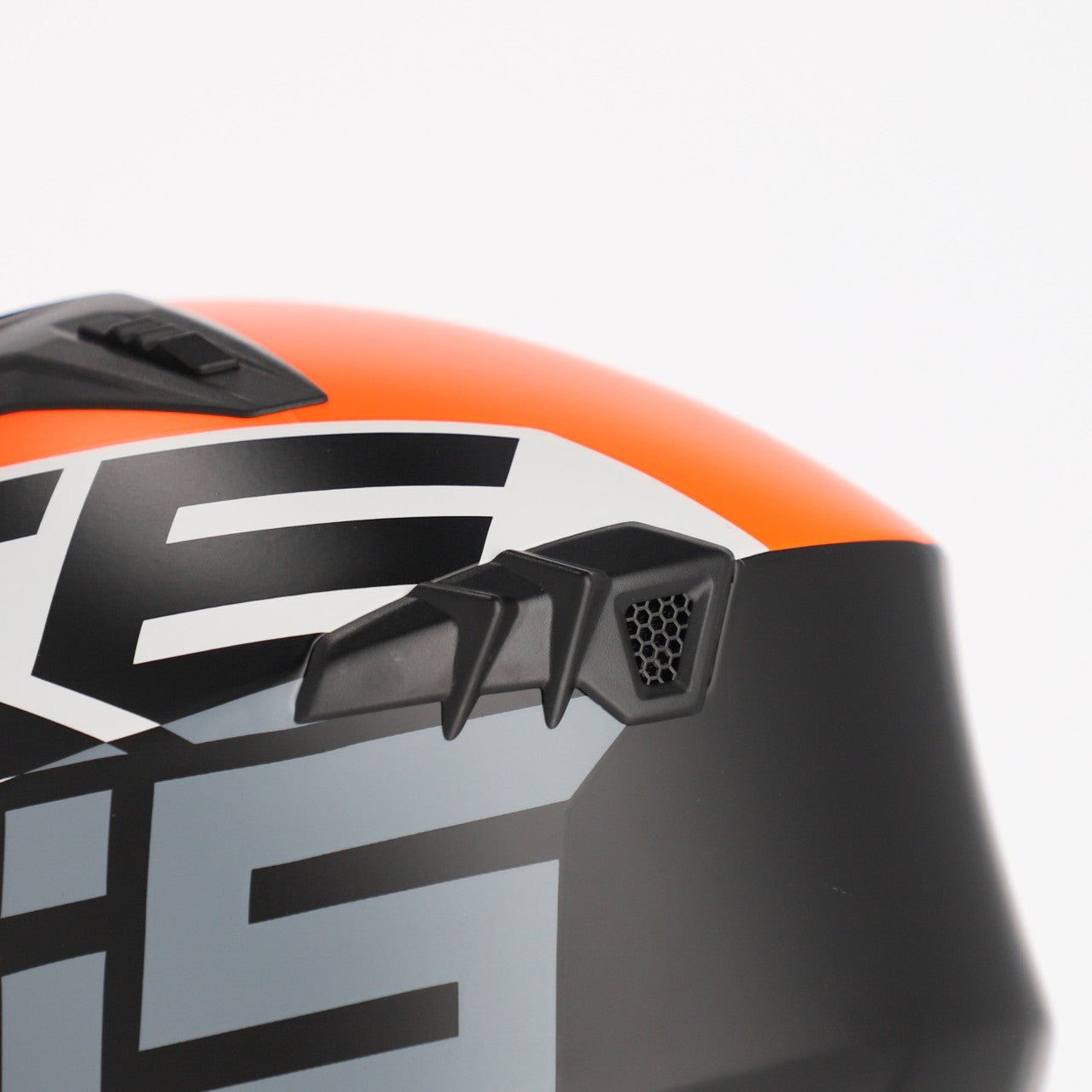 Acerbis Jet Aria Graphic Trials Helmet Orange Fluo/Black