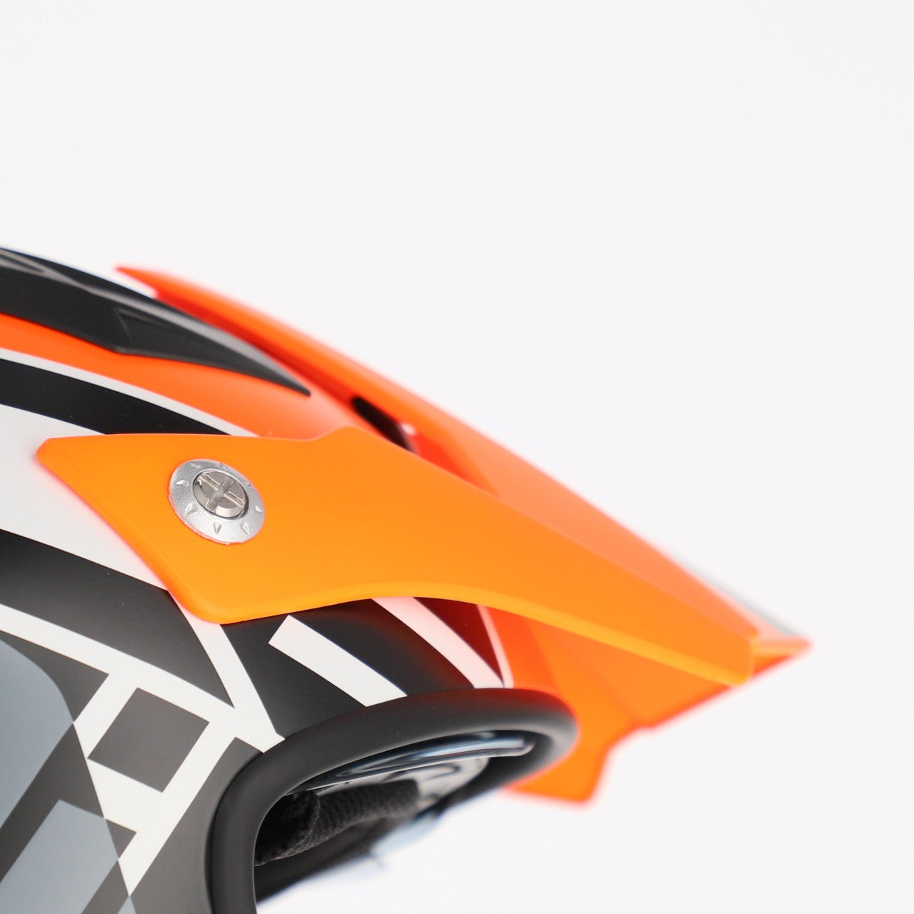 Acerbis Jet Aria Graphic Trials Helmet Orange Fluo/Black