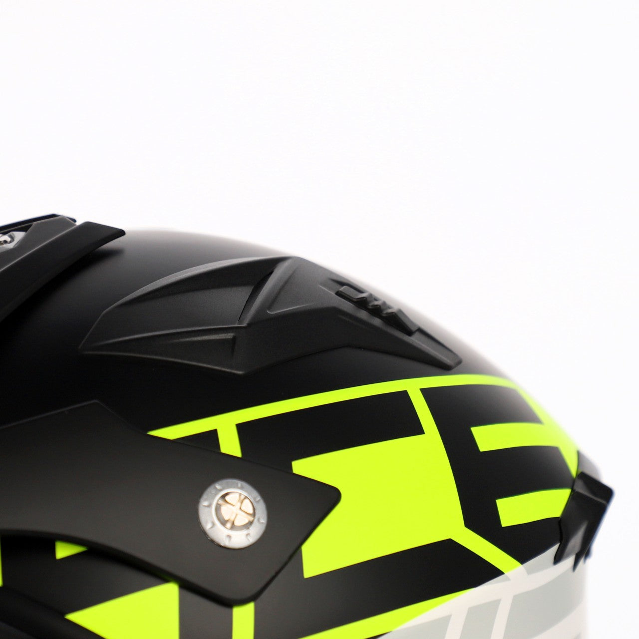 Acerbis Jet Aria Graphic Trials Helmet Black/Fluo Yellow