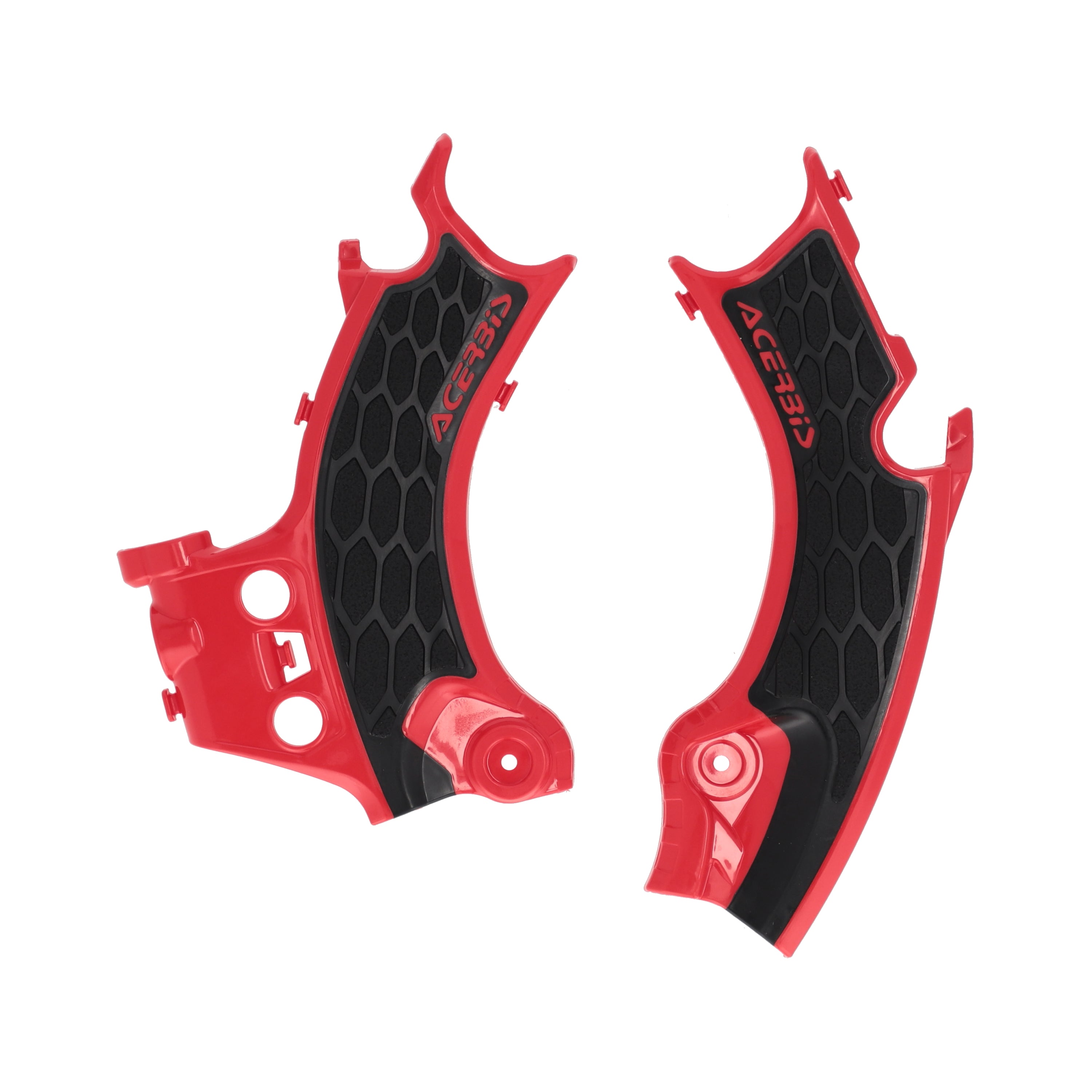 Acerbis X-Grip Frame Guards HONDA CRF 250R 2025, CRF 450R 2025 Red/Black