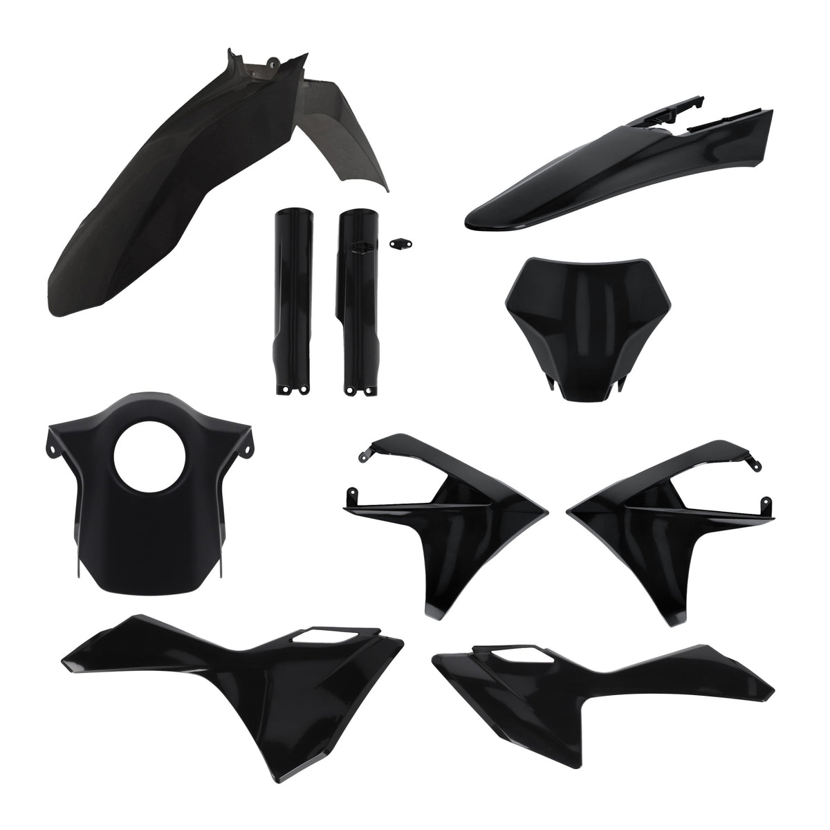 Acerbis Plastic Kit Gas Gas MC 125/250 2024-2027, MC 250F/350F/450F 2024-2027 Black