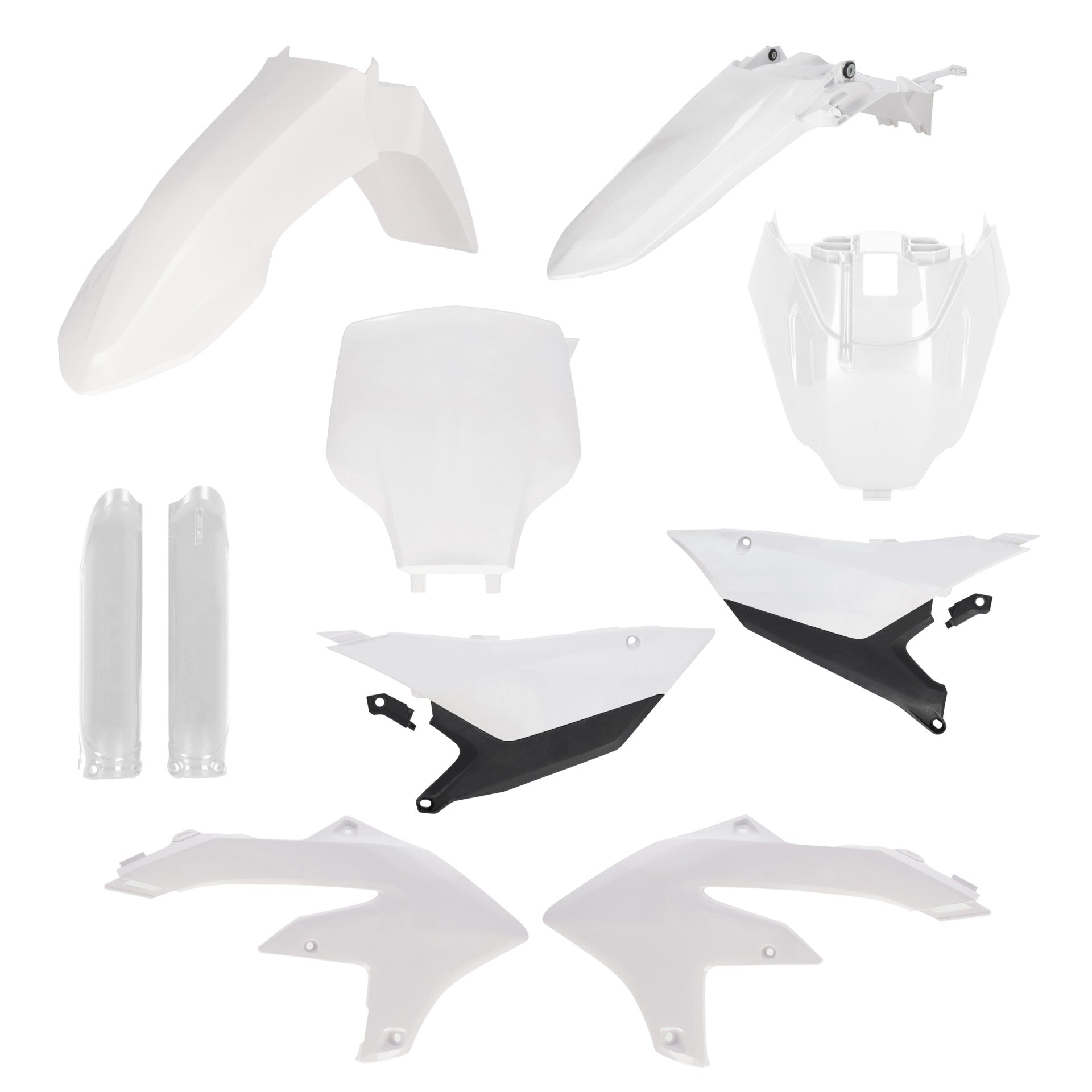 Acerbis Plastic Kit Yamaha YZF 450 2026 White/Black