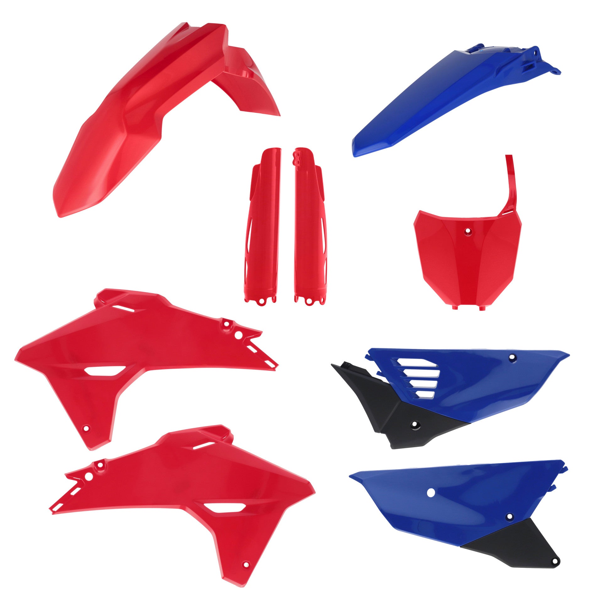 Acerbis Plastic Kit Honda CRF 450R/RX 2027 OEM 27 Red/Blue