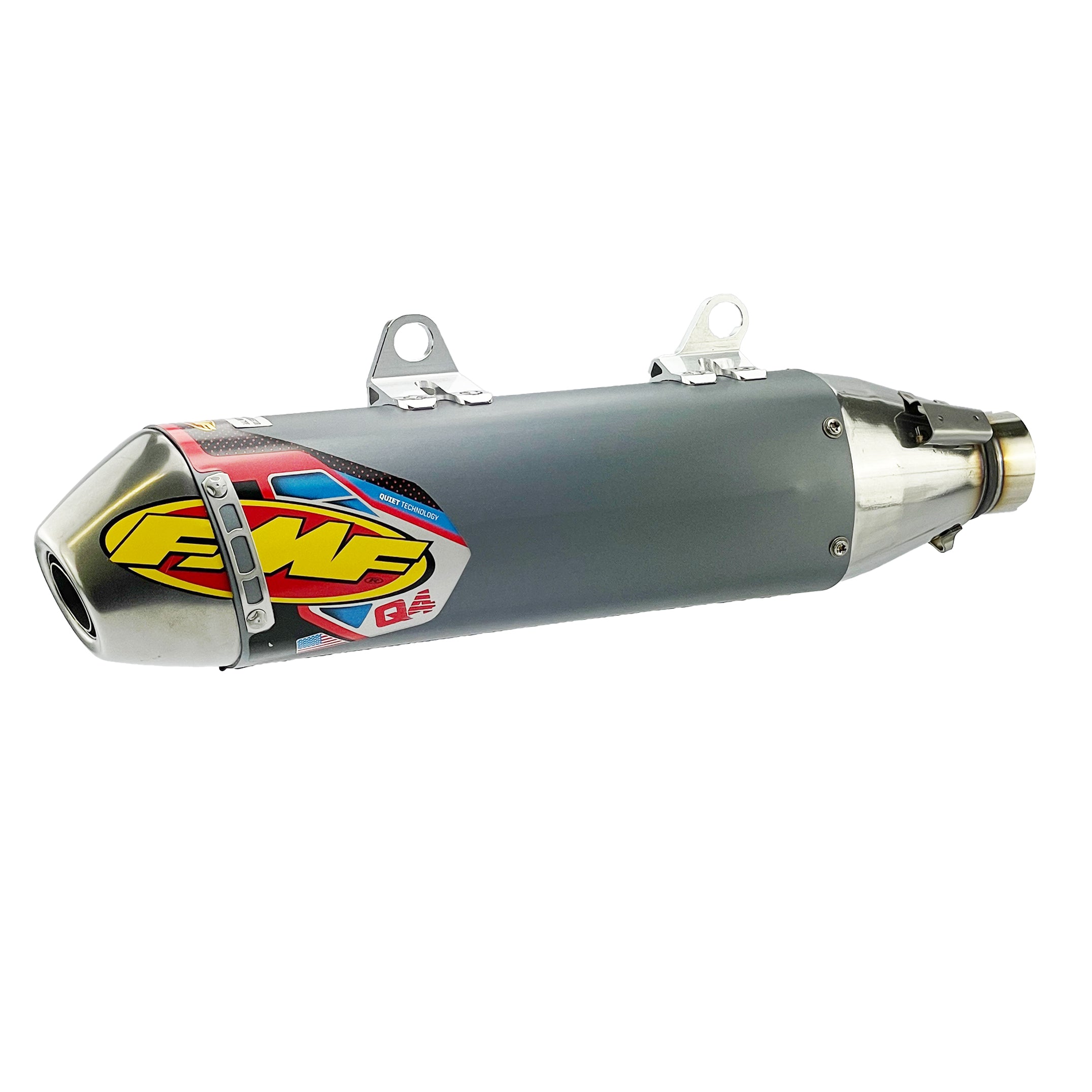FMF Q4 Hex Exhaust Silencer KTM/Husky SXF/FC 250/350/450 16-18, EXC-F/FE 250/350/450 17-19 - FMF 045590