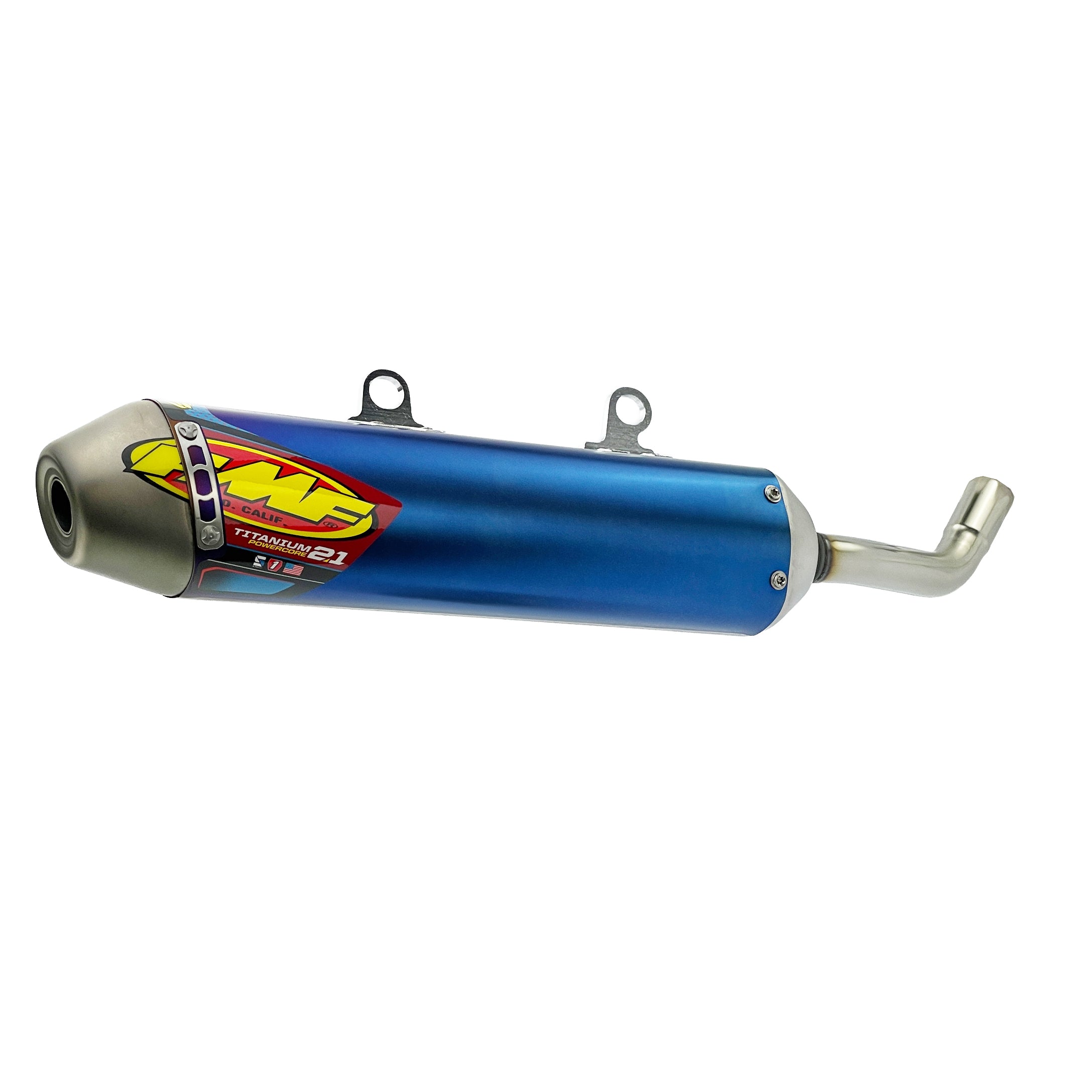 FMF Powercore 2.1 Titanium Exhaust Silencer KTM SX 250 19-22, EXC 300 20-21, Husky TC 250 19-22, Gas Gas EC 250 21-23 - FMF 025254
