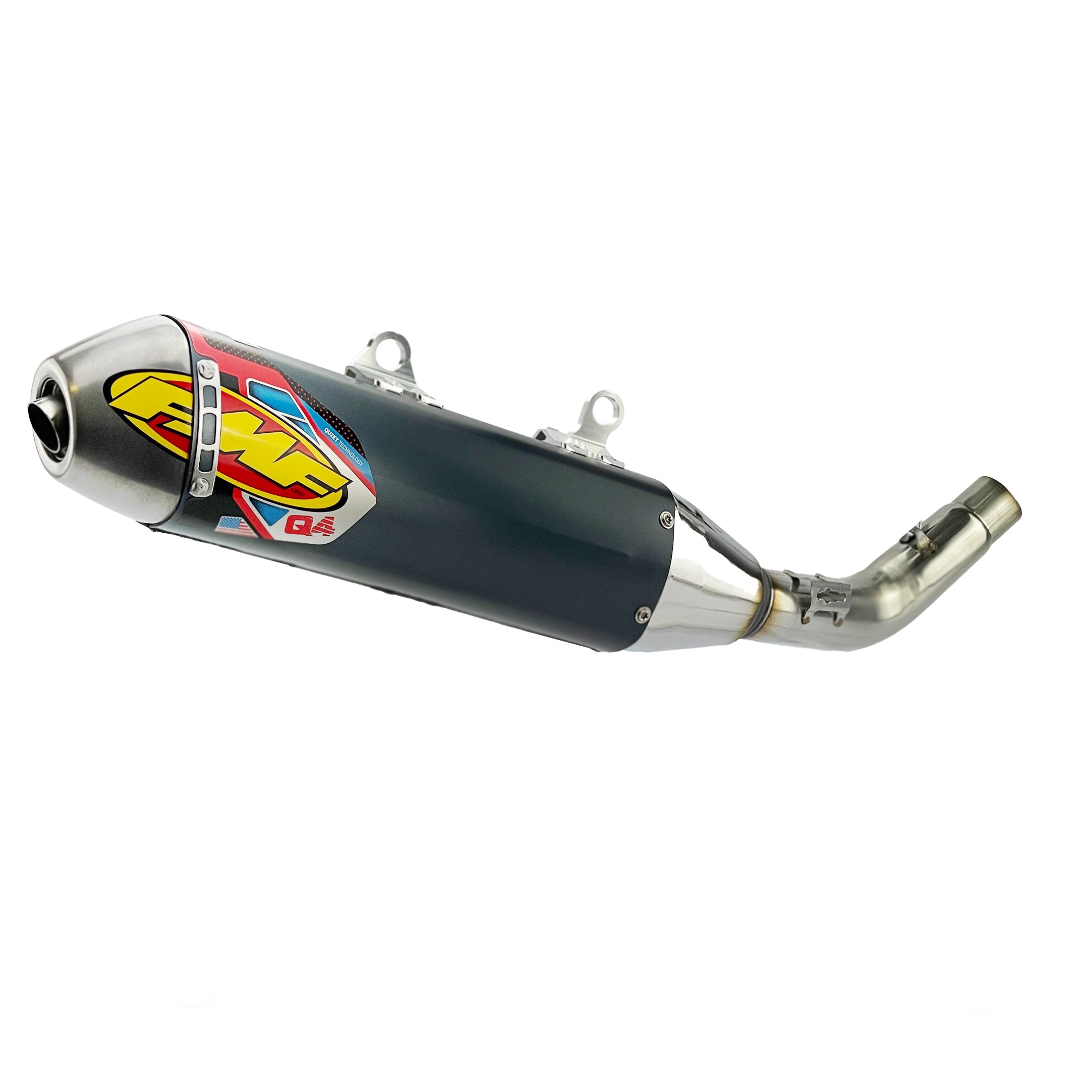 FMF Q4 Hex Exhaust Silencer KTM SXF 350/450 19-22, Husky FC 350/450 19-22, Gas Gas MCF 350/450 21-23 - FMF 045627