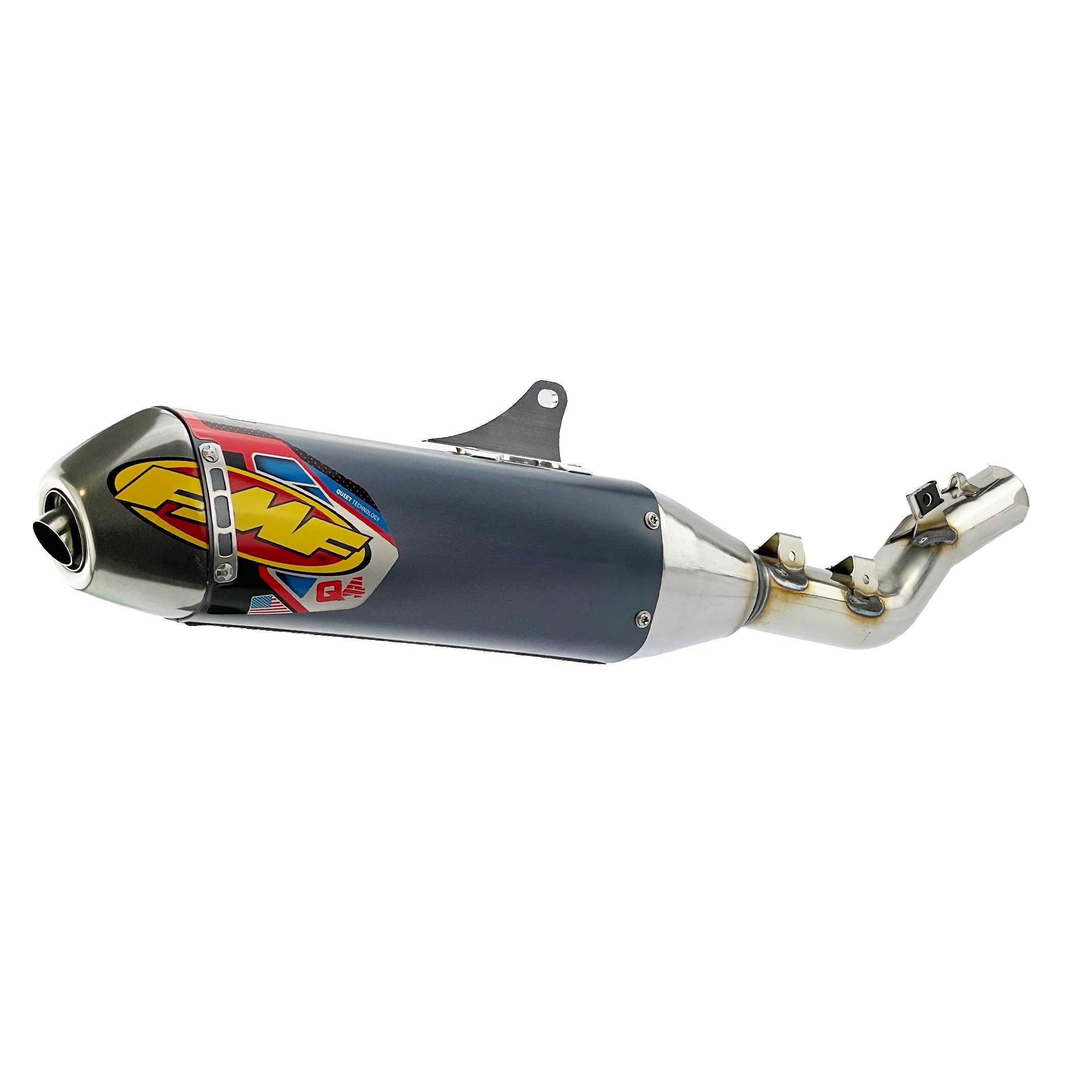 FMF Q4 Hex Exhaust Silencer Honda CRF 450 R 21-26, CRF 450 RX 21-26 - FMF 041601