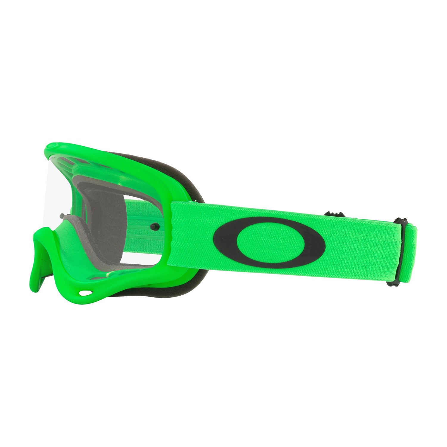 Oakley O Frame MX Goggle Moto Green - Clear Lens