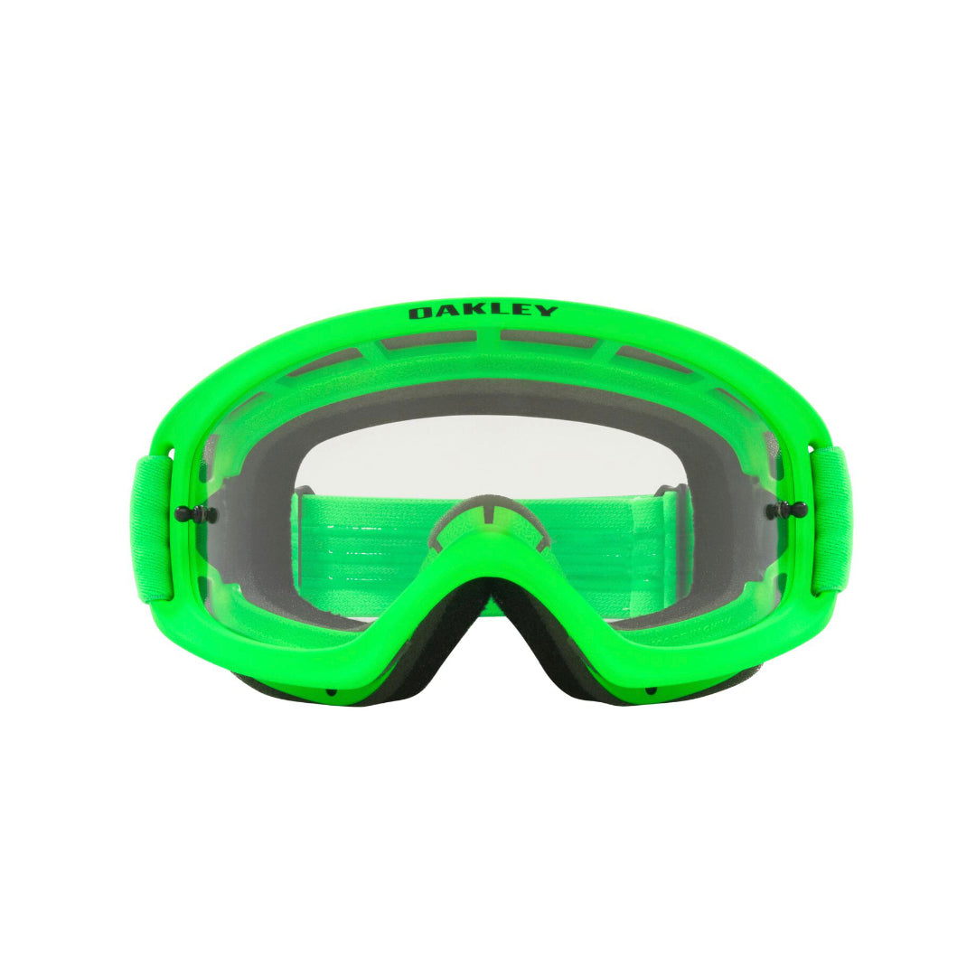 Oakley O Frame 2.0 Pro XS MX Goggle Moto Green - Clear Lens