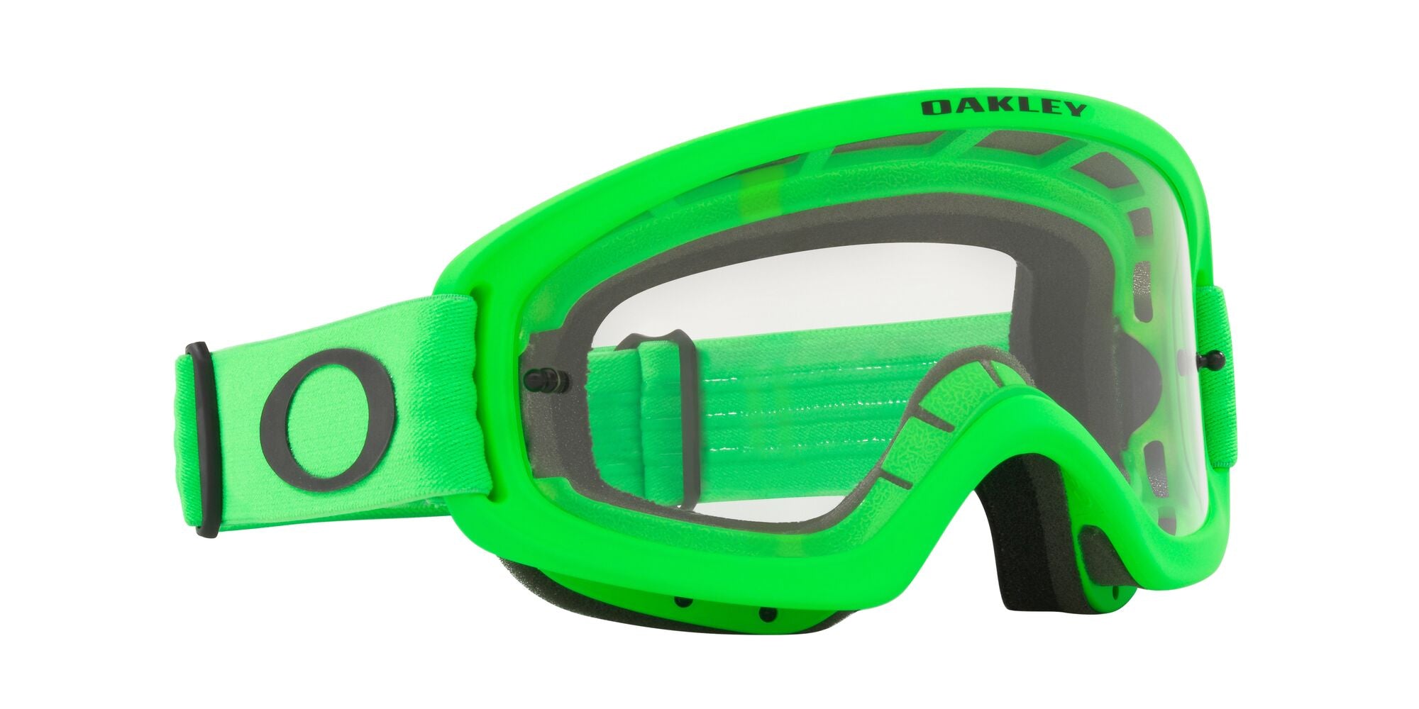Oakley O Frame 2.0 Pro XS MX Goggle Moto Green - Clear Lens