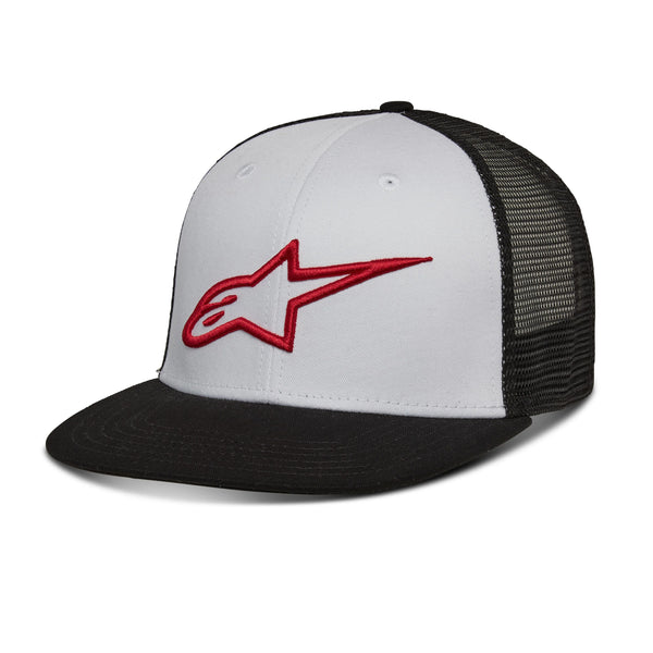 Alpinestars Corp Trucker Snap Back Hat White/Black