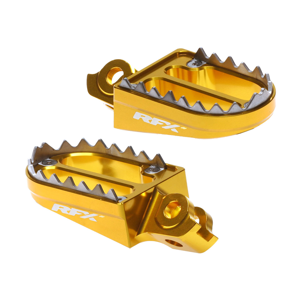 RFX Pro Series 2 Footrests Suzuki RMZ250 07-09 RMZ450 05-07 Yellow
