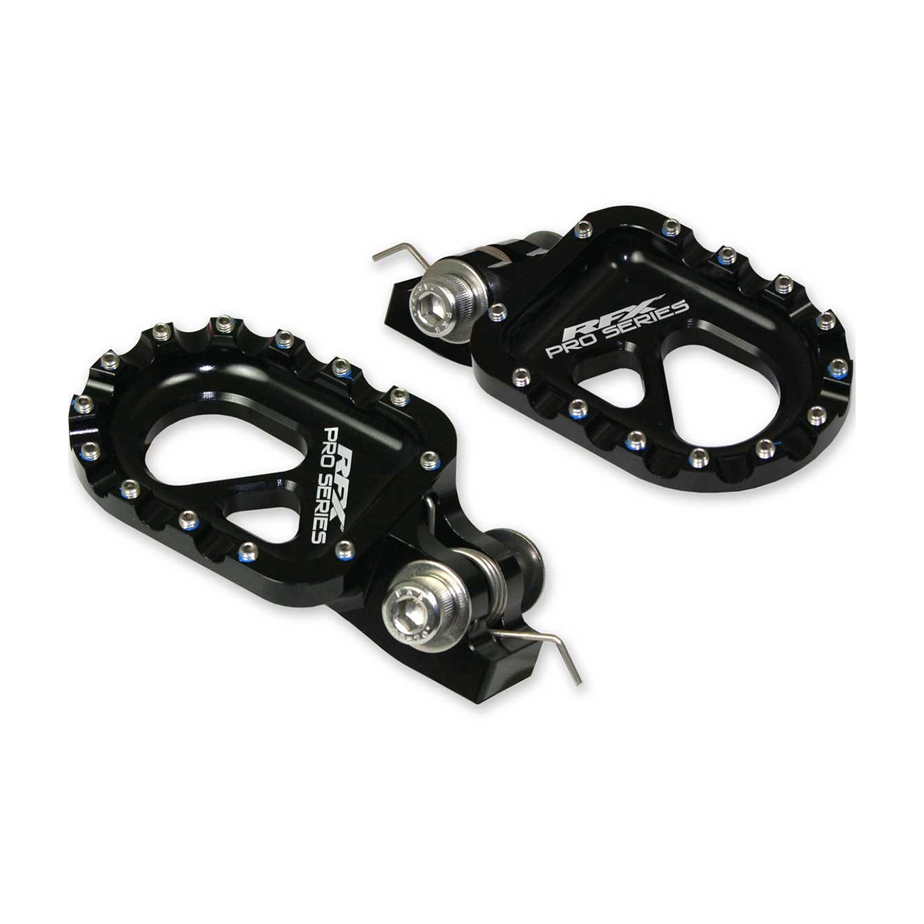 RFX Pro CNC Aluminium Trials Footrest Universal Gas Gas/Beta/Sherco/Montesa Black