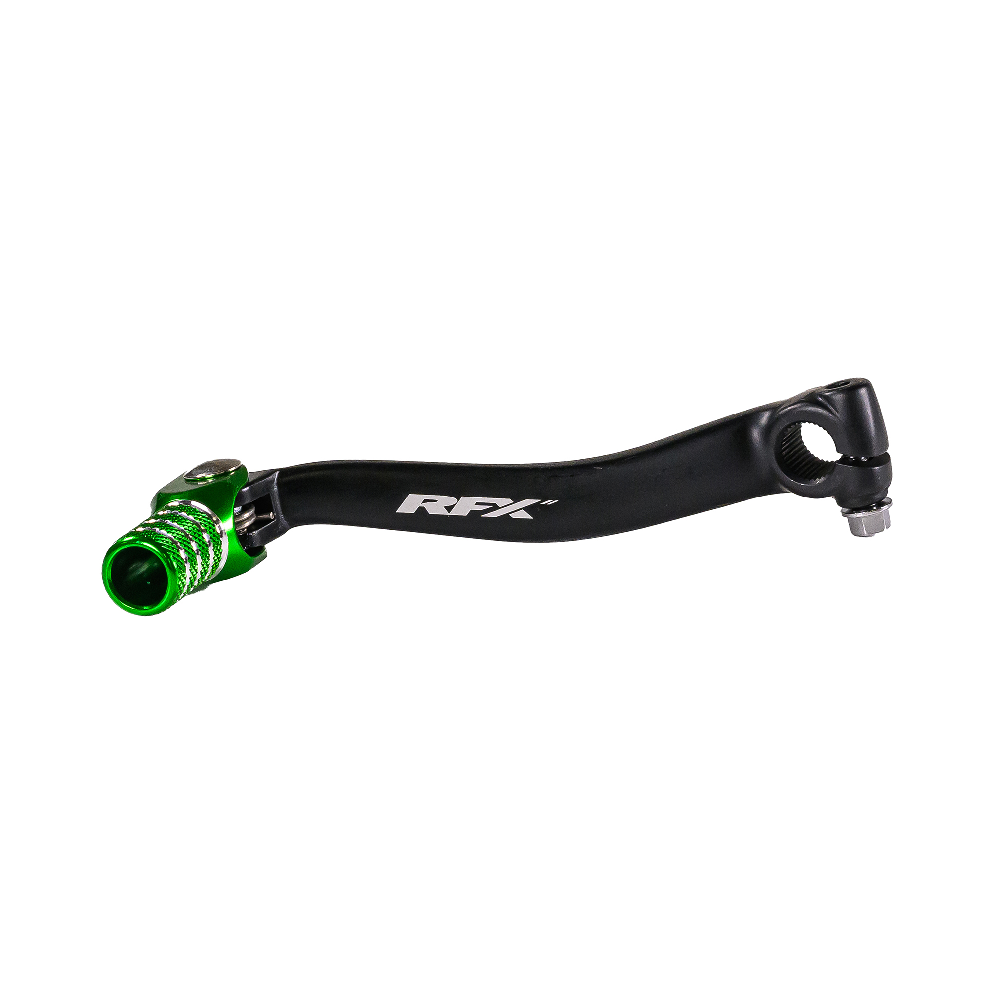 RFX Race Gear Lever Kawasaki KXF450 09-15 Black/Green
