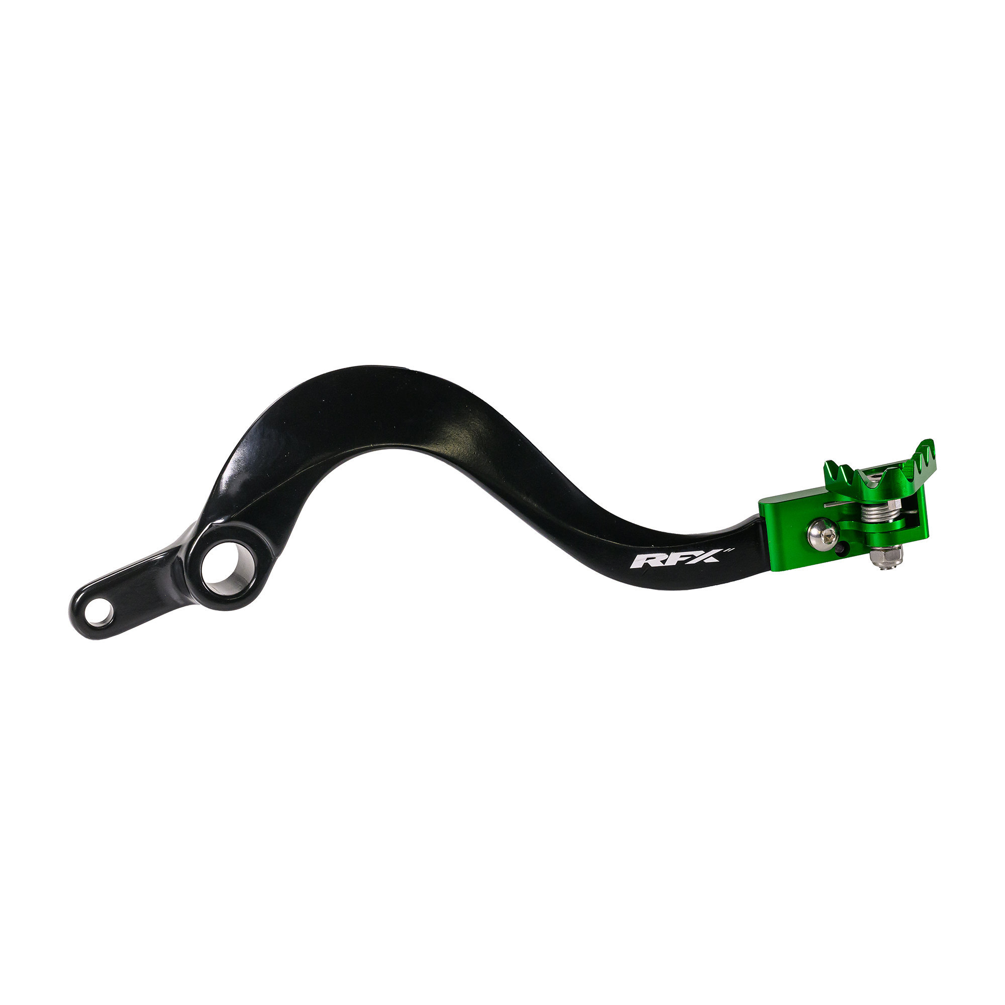 RFX Pro FT Rear Brake Lever Kawasaki KXF250 21-24 KXF450 06-24 Black/Green
