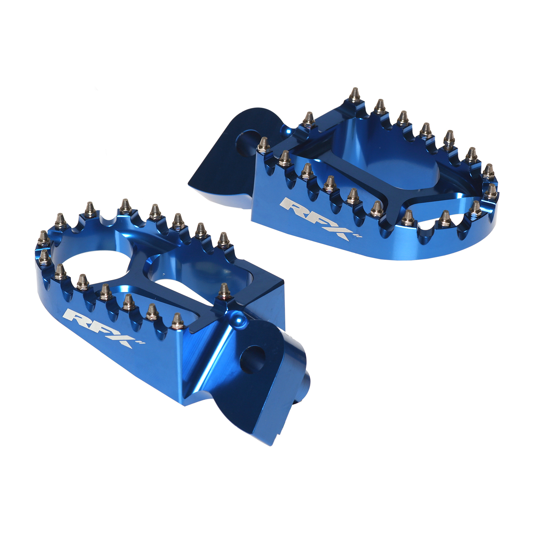 RFX Pro Series Footrests HSQ TC50 17-22 TC65 16-22 TC85 14-16 Sherco SE-R 14-21 SE-F 10-21 Blue