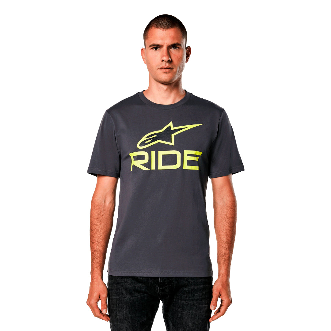 Alpinestars Ride 4.0 CSF Tee Charcoal/Lime/Black