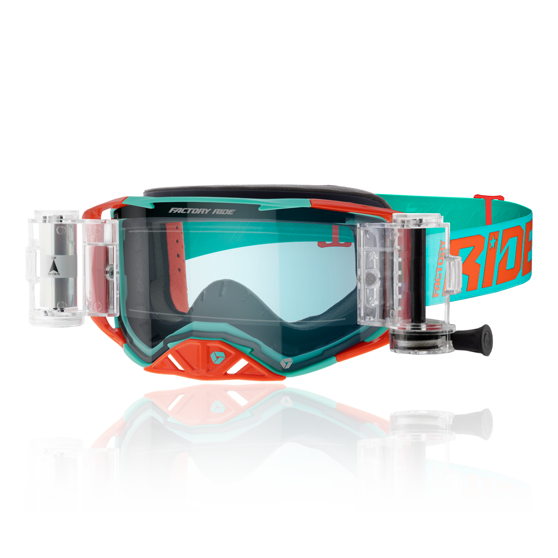 Factory Ride Roll-off Goggle Pepper Mint - Clear Lens