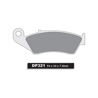 DP Front Brake Pads SDP Pro-MX SDP321 HON/KAW/SUZ/BET CRF250R/X/RX 04-26, CRF450R/X/RX 02-26