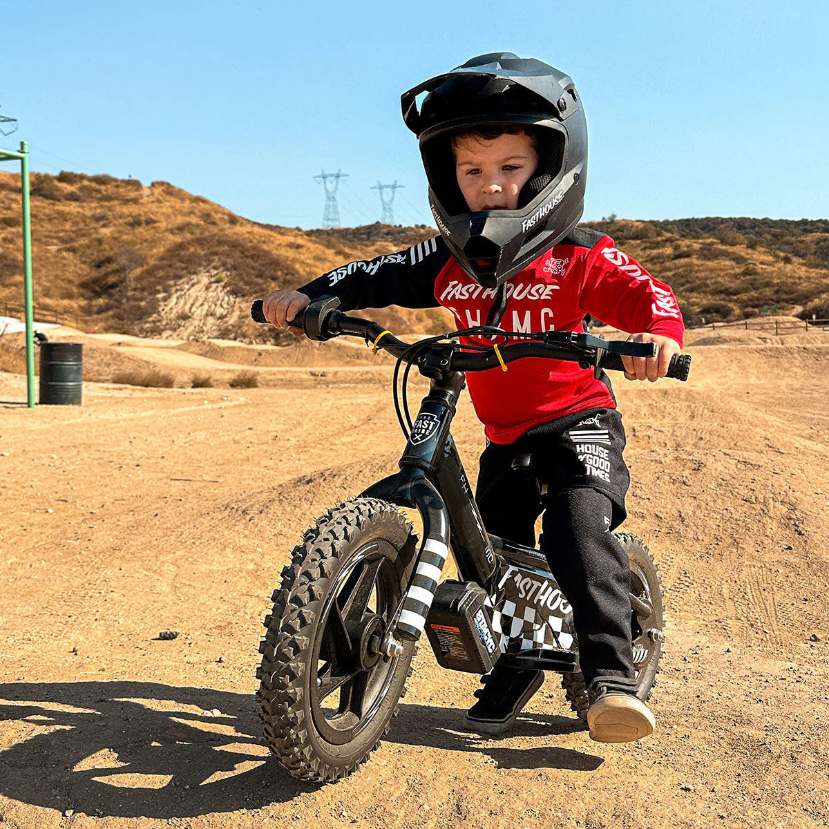 Fasthouse Toddler Akin MX Jersey Red/Black