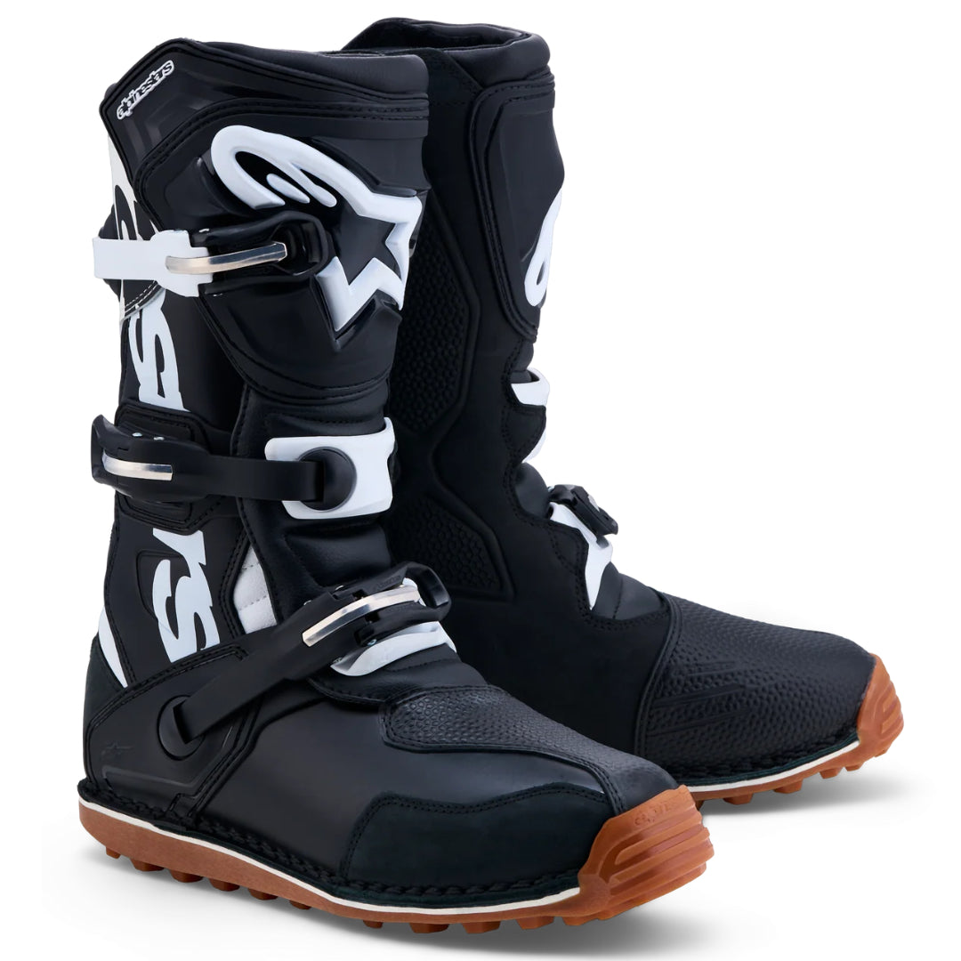 Alpinestars Tech-T Trials Boots Dark Black/White/Gum