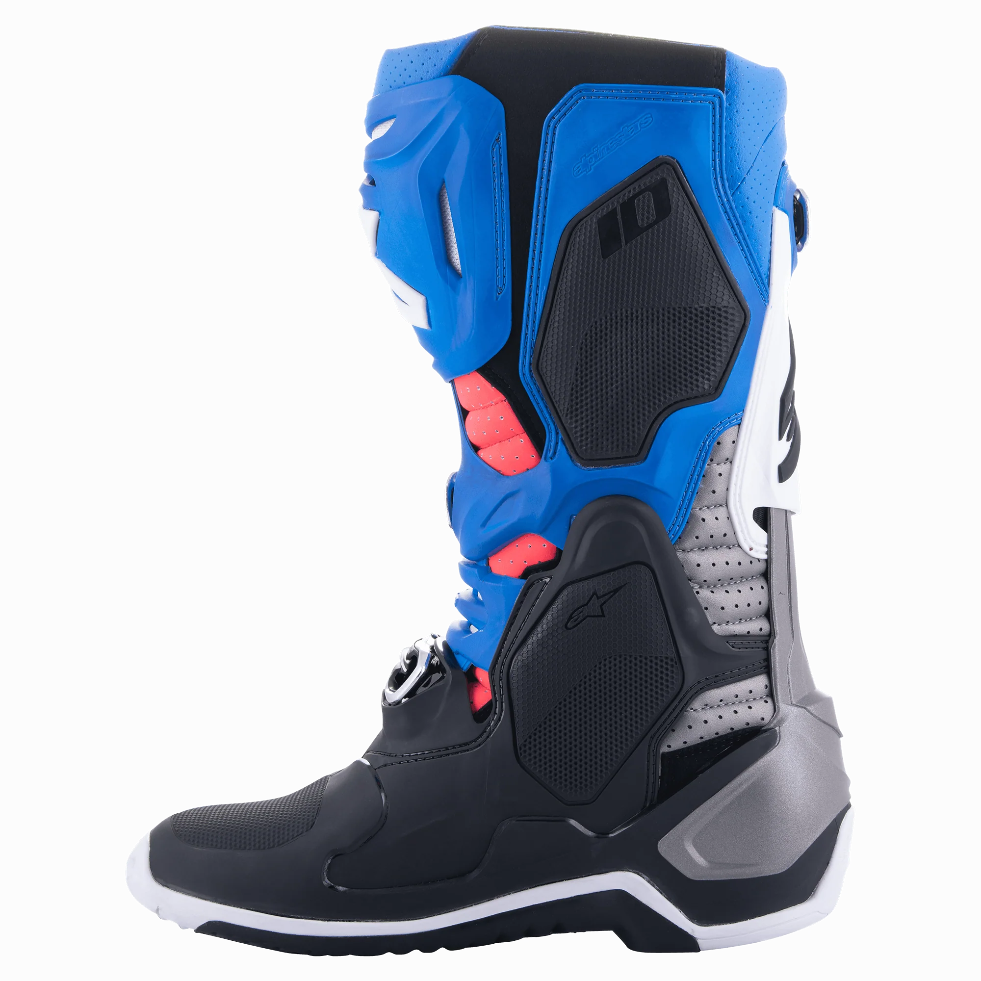 Alpinestars Tech 10 Supervented Motocross Boots Black/Enamel Blue/Purple/White