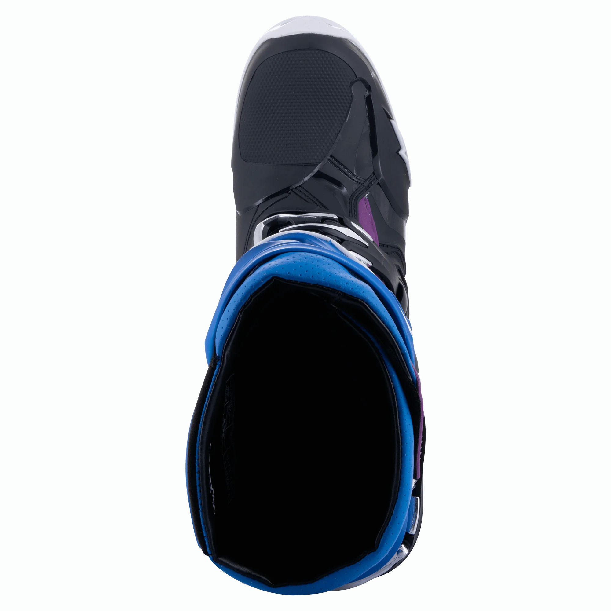 Alpinestars Tech 10 Supervented Motocross Boots Black/Enamel Blue/Purple/White