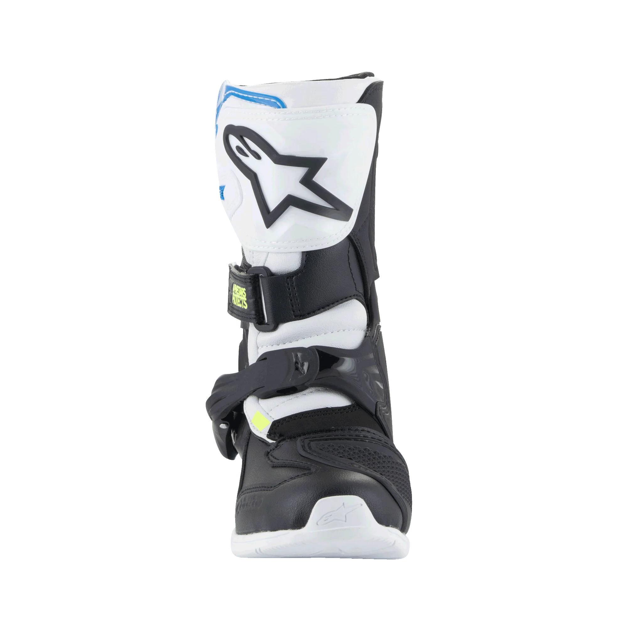 Alpinestars Tech 3s KIDS Motocross Boots White/Black/Enamel Blue
