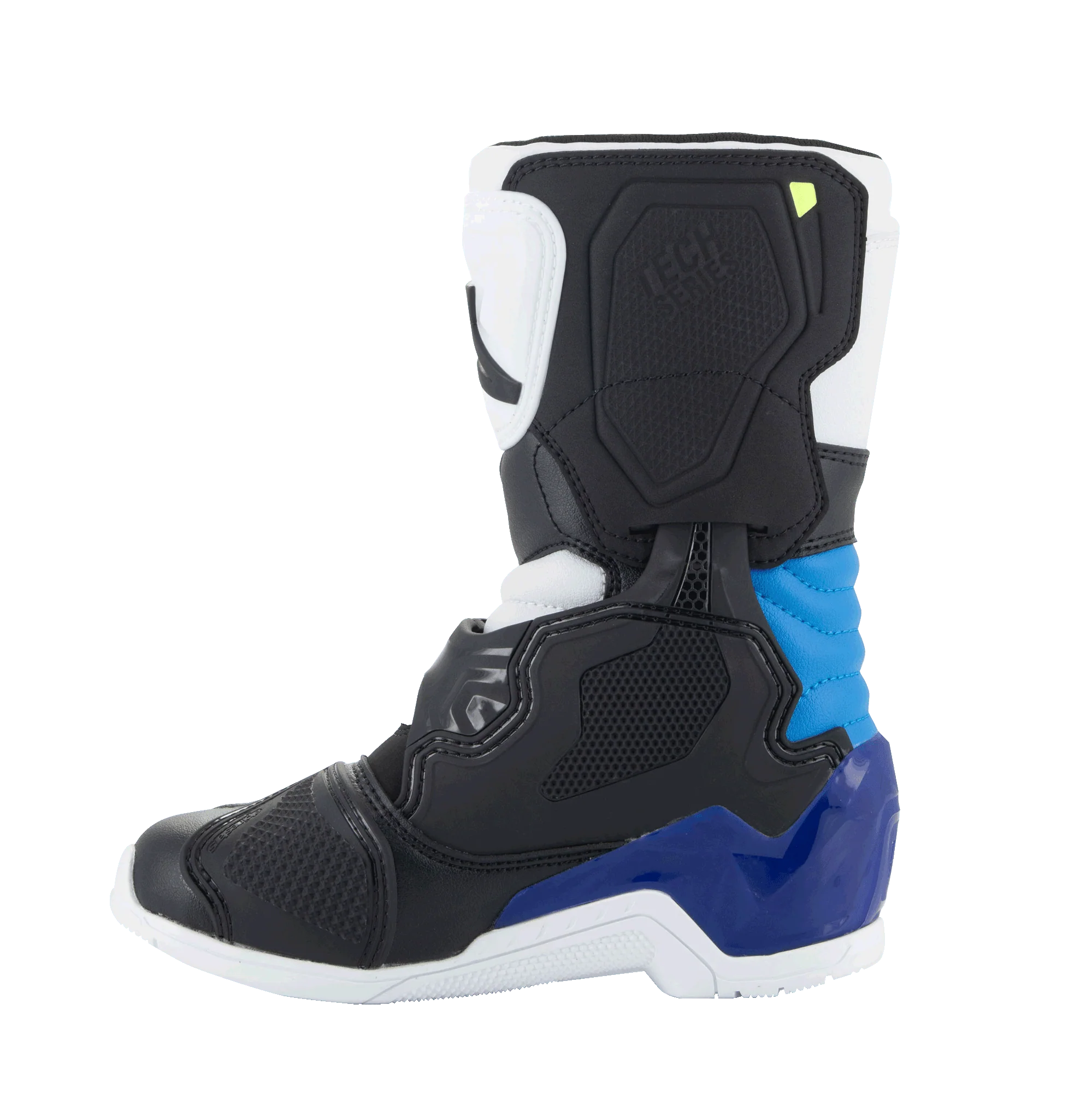 Alpinestars Tech 3s KIDS Motocross Boots White/Black/Enamel Blue