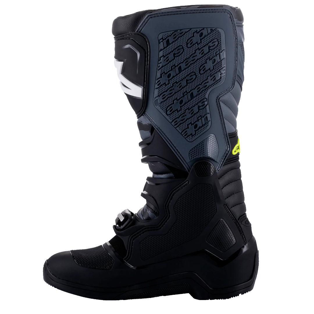 Alpinestars Tech 5 Motocross Boots Black/Cool Grey/Yellow Flo