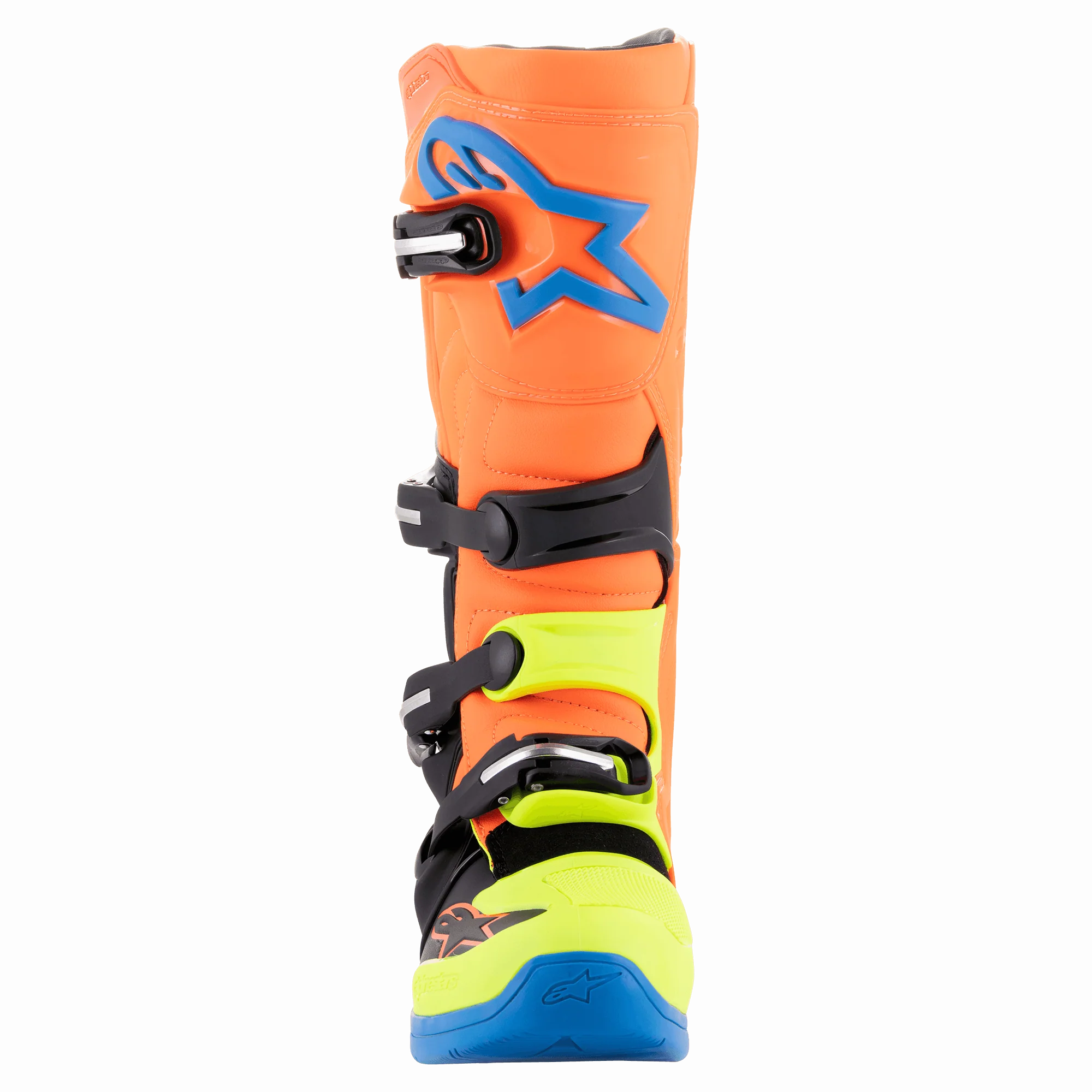 Alpinestars Tech 5 Motocross Boots Orange Fluo/Enamel/Blue/Yellow Fluo