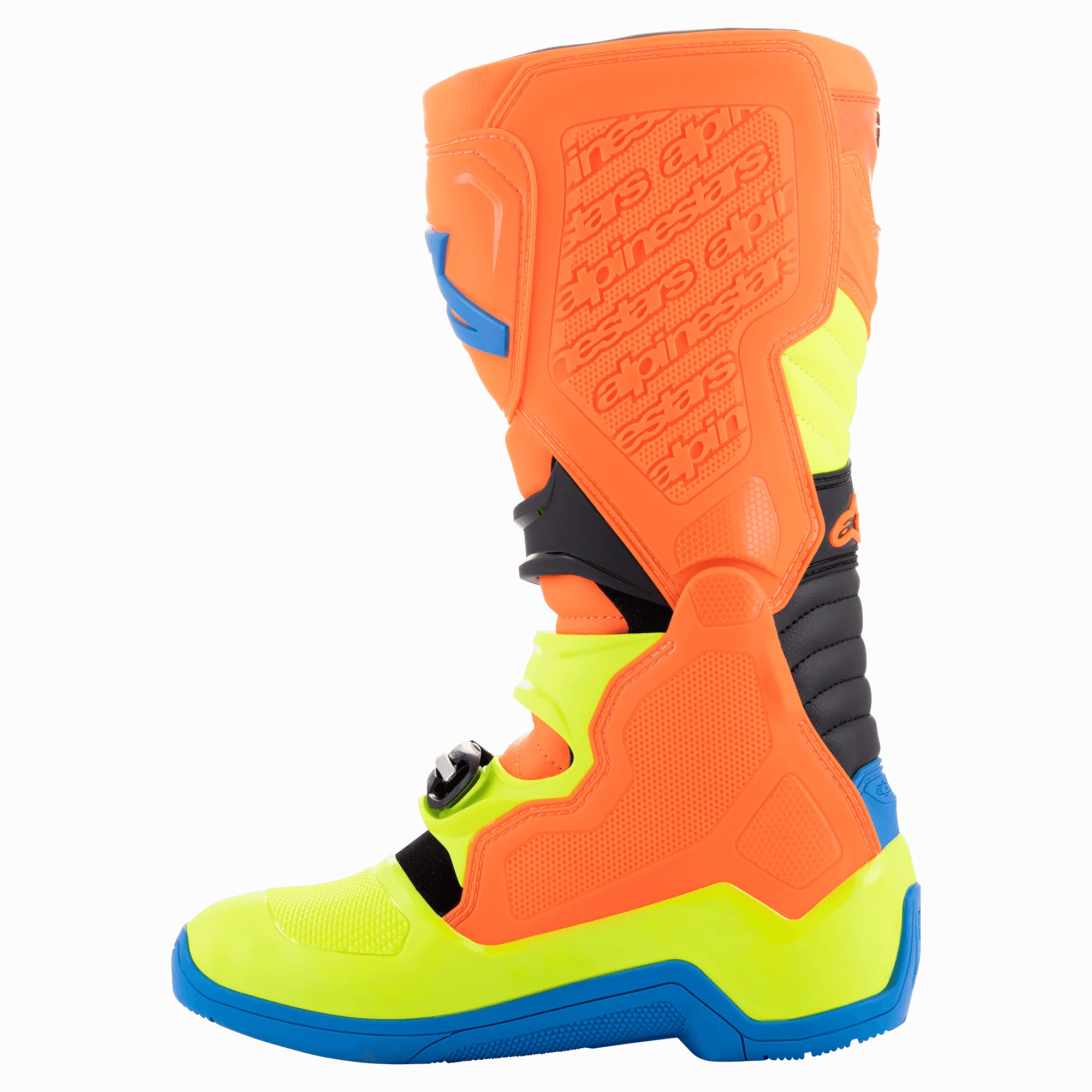 Alpinestars Tech 5 Motocross Boots Orange Fluo/Enamel/Blue/Yellow Fluo