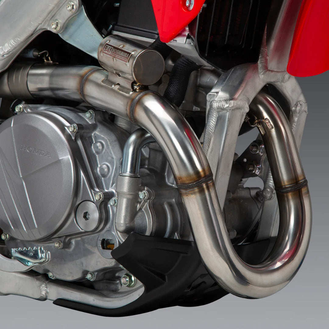 Yoshimura RS-12 Full Exhaust System Honda CRF450R / RX 2025-2026 (S.Steel/S.Steel/Carbon Cap) (Copy)