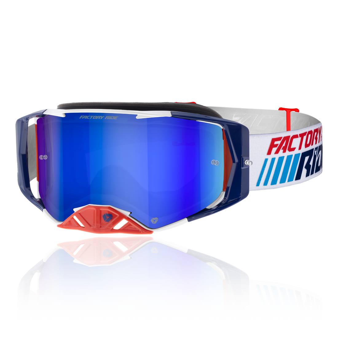 Factory Ride MX Goggle Patriot - Mirror Lens