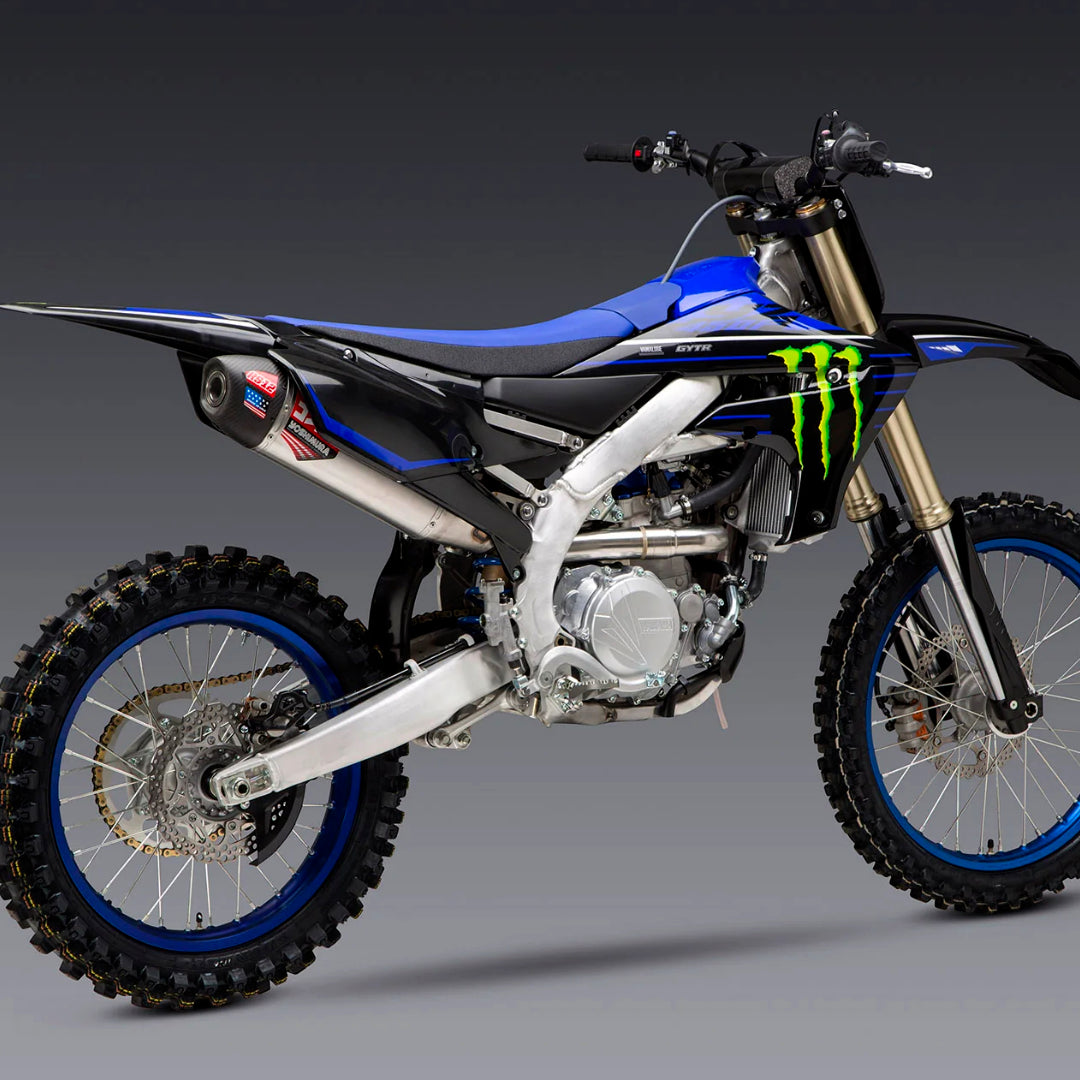 Yoshimura RS-12 Full Exhaust System Yamaha YZ450F 2020-2022 (S.Steel/Alu/Carbon Cap)