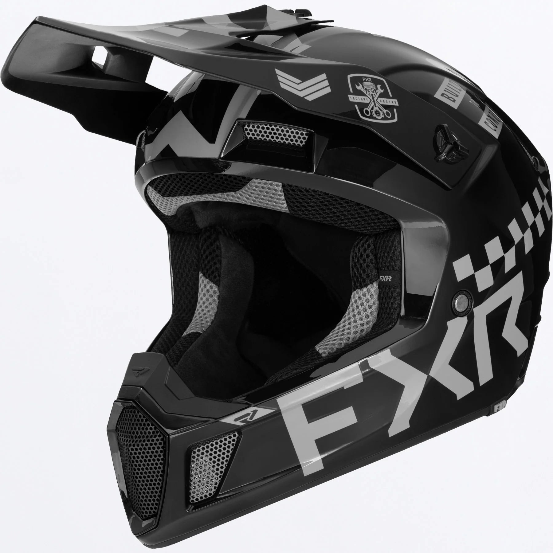 FXR Clutch Gladiator Helmet Chrome