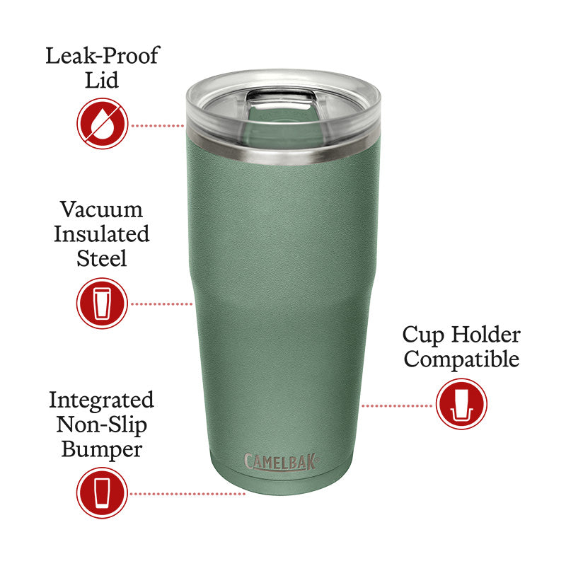 CamelBak Thrive Tumbler VSS Insulated Stainless Steel 600ml 20oz Moss Green