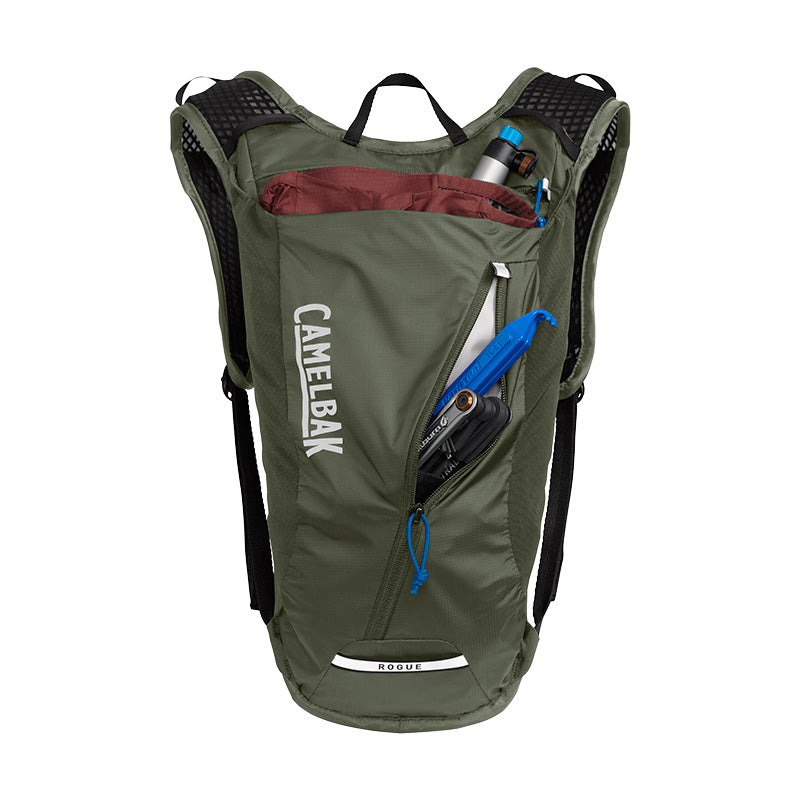 CamelBak Rogue Light 7 Bike Hydration Pack with Crux® 2L Reservoir Dark Green
