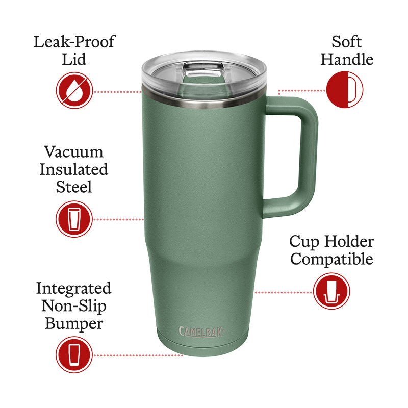 CamelBak Thrive Mug VSS Insulated Stainless Steel 1 Litre 32oz Moss
