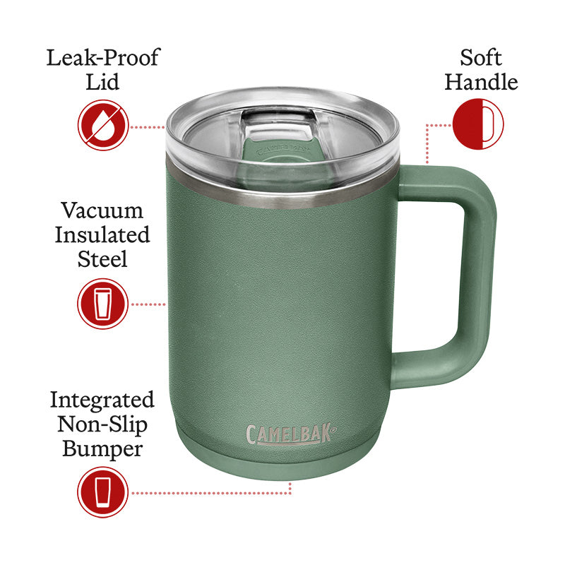 CamelBak Thrive Mug VSS Insulated Stainless Steel 500ml 16oz Moss