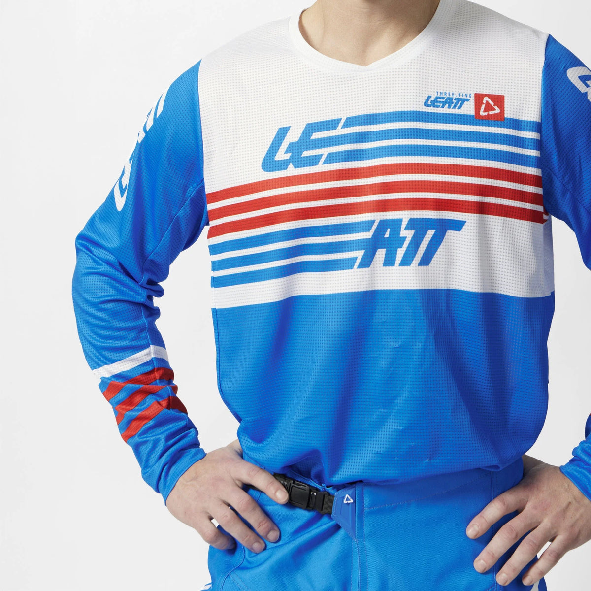 Leatt Moto 3.5 MX Kit Combo 2027 Stripes Blue