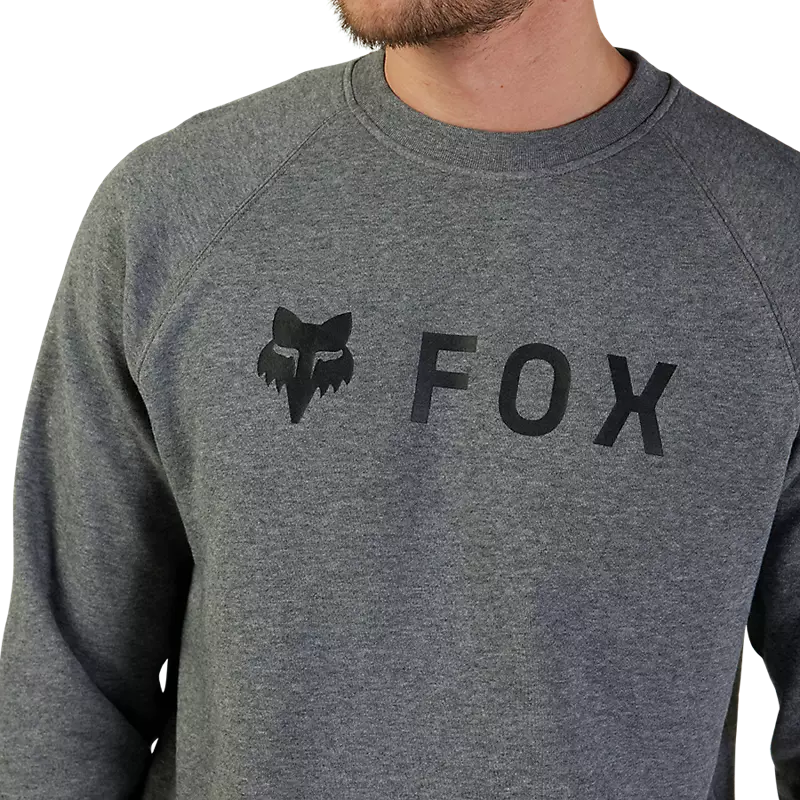 Fox Absolute Crew Sweatshirt Heather Graphite Grey
