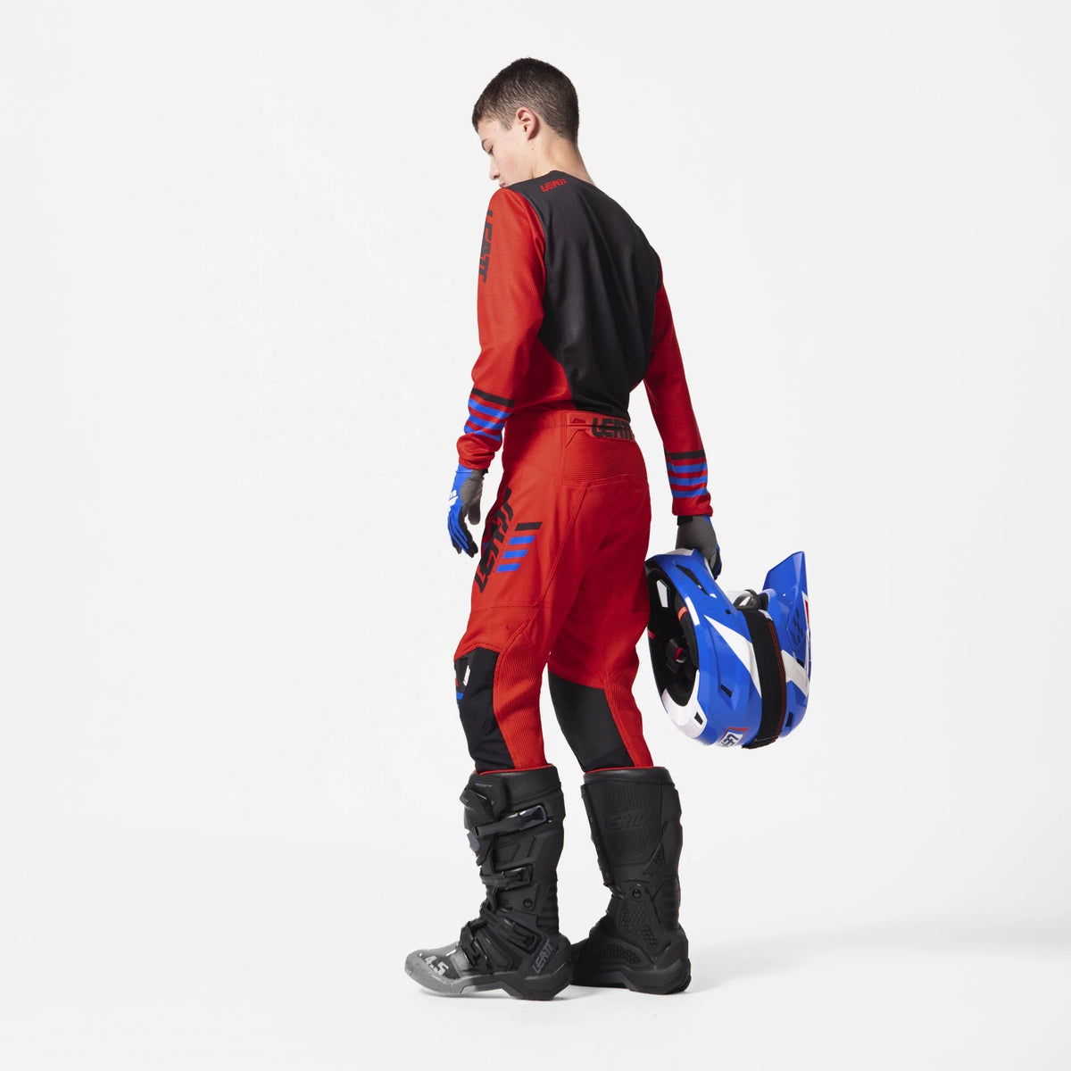 Leatt MINI Moto 3.5 MX Kit Combo 2027 Stripes Red