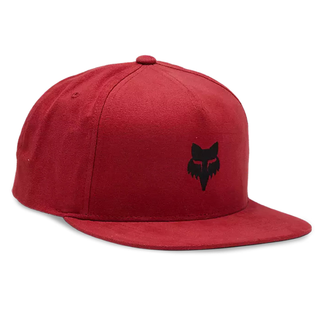 Fox Head Snapback Hat Flame Red