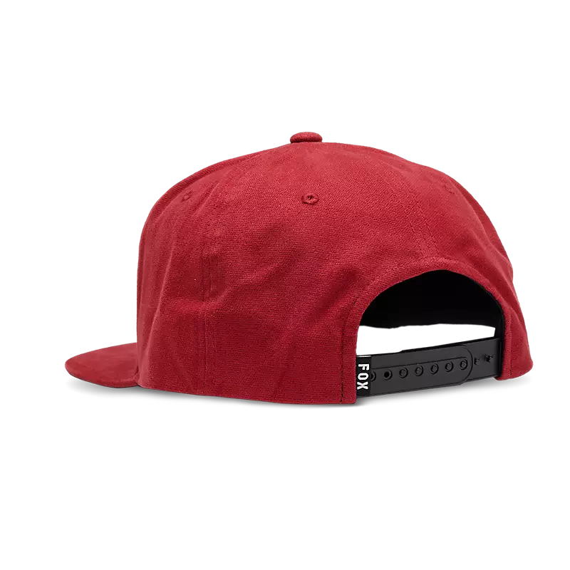 Fox Head Snapback Hat Flame Red