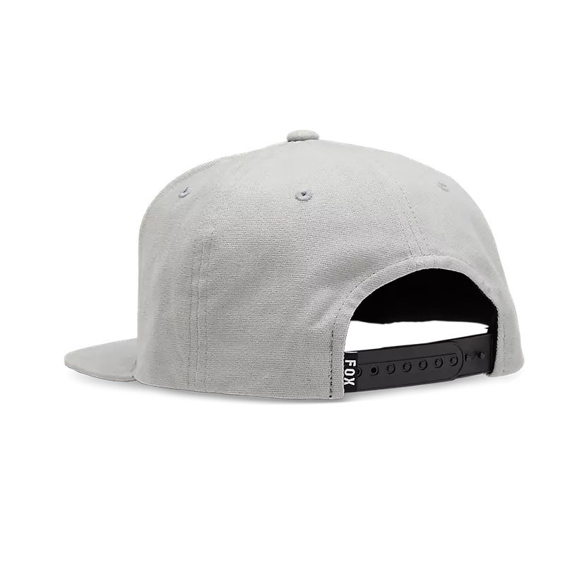 Fox Head Snapback Hat Steel Grey